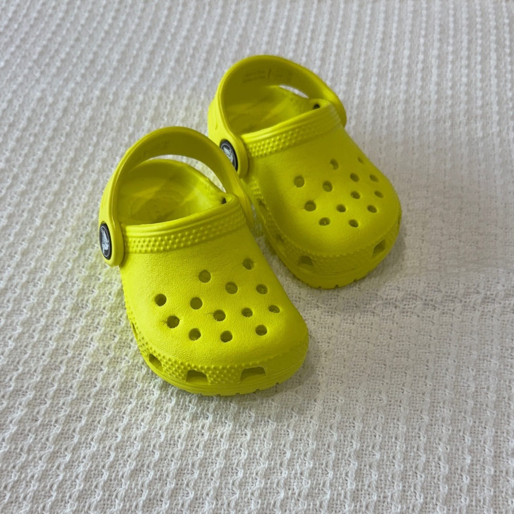 CROCS Kids Bright Yellow Water Shoes